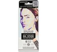 Huile Stick - Extra-Fine - Solide - Sennelier - 6 Couleurs - Portrait Tons Clairs