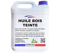 Huile Teintee Bois - Codeve Bois/Pin orégon - 5L - Intérieur/extérieur - Pour La Protection D'un Bardage, Volet, Persienne, Huisserie Ou Fenêtre.