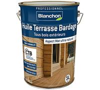 Huile Terrasse Bardage - BLANCHON - 5 Litres - Chêne Moyen