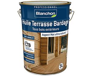 Huile Terrasse Bardage - BLANCHON - 5 Litres - Chêne Moyen