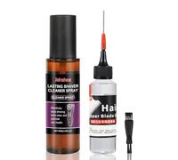 Huile Tondeuse Cheveux, Huile pour Tondeuse à Cheveux avec blaireau, huile pour têtes de rasoir pour tondeuses à cheveux, Réduit La Friction tondeuses à cheveux