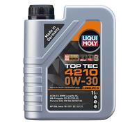 Huile Top Tec 4210 0W-30 Liqui Moly 1 Litre pour Skoda Volvo VW Smart Subaru