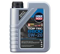 Huile Top Tec 6600 0W-20 Liqui Moly 1 Litre pour Kia BMW Mercedes Opel Toyota
