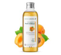 Huile Végétale BIO de Noyau d'Abricot 100ML | Hydrate la peau et Nourrit les cheveux - Certifiée COSMOS - Sans Conservateur - Pratiques agricoles durables