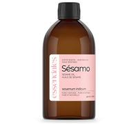 Huile végétale de Sésame 100% pure 500 ml - Sesamum indicum - Soin visage, corps et cheveux