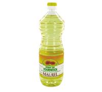 MAUREL Huile végétale de tournesol multi-usages 1L - Pour cuisson, fritures, assaisonnement / Marque MAUREL - Expédition en France par Bo Time (Lot de 3 bouteilles)
