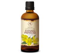 Huile Végétale Onagre - 100ml - Oenothera Biennis - Huile d'Onagre - Pressée à Froid - Huile de Support - Soins du Visage - Huile pour la Peau - Huile pour le Corps - Soin Peaux Sèches, Cheveux