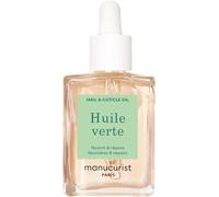 - Huile Verte Ongles - Huile Cuticules Ongles- Nourrit Et Régénère Ongles Et Cuticules - Favorise La Repousse - Mélange 6 Huiles, 99% Bio Oil - Soin Pour Les Ongles - Cuticle Oil - 15ml