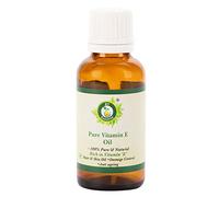 Huile vitamine E | Pour visage | Pour cheveux | Pour élimination cicatrices | Pour ongles | Pour corps | Pour massage | 100% pur | Riche en vitamine E | Vitamin E Oil | 10ml | 0.338oz By R V Essential