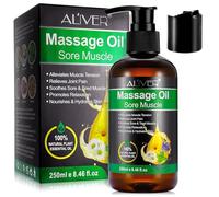 Huiles de Massage Relaxante pour Préparation et Récupération Sportives, 250ml Massage Oil pour Corps, Huile Massage Hydratante Nourrit, Assouplit et Tonifie la Peau pour Hommes et Femmes