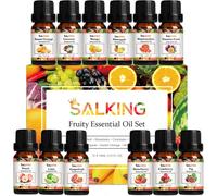 Huiles Essentielles, 12x10ml Pure, Canneberge, Pêche, Fraise, Pastèque, Figue, Noix De Coco, Pamplemousse, Citron Vert, Ananas, Mangue, Orange Douce, Fruit De La Passion