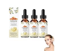 Huiles essentielles d'encens et de romarin biologiques pour les soins de la peau et des cheveux, huile calmante naturelle pour la relaxation, traitement du visage anti-âge, massage (3 bouteilles)