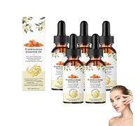Huiles essentielles d'encens et de romarin biologiques pour les soins de la peau et des cheveux, huile calmante naturelle pour la relaxation, traitement du visage anti-âge, massage (5 bouteilles)