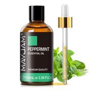 Huiles Essentielles Menthe Poivrée 100ml, MAYJAM Huile De Menthe Poivrée 100% Pure, IdéAl Pour L'AromathéRapie Aroma Diffuseur Huile Parfumée Massage