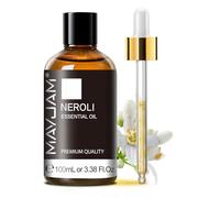 Huiles Essentielles Néroli 100ml, MAYJAM Huile De Néroli 100% Pure, IdéAl Pour L'AromathéRapie Aroma Diffuseur Huile Parfumée Massage