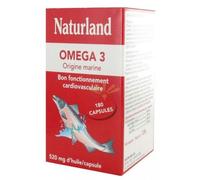 Naturland OMEGA 3 Origine Marine 180 Capsules