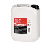Huiles pour chaînes tronçonneuses Biotop, bio dégradable 5l/Qté:1 / Nbre par Carton:4 / Nbre par palette:128 Makita 980008611