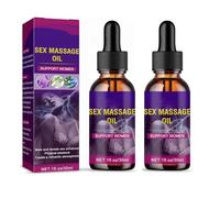 Huiles sexuelles pour femmes, gel d'orgasme rapide intense avec parfum stimulant aphrodisiaque,stimulant de la libido,améliore la promotion des chutes sexuelles, huile vaginale serrée 30 ml (2PC)
