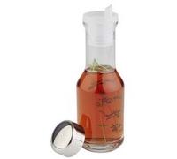 Huilier et vinaigrier, verre/acier inoxydable