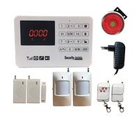 HuilingyiTech b130-2p2d Système d'alarme de sécurité sans fil GSM SMS avec clavier tactile