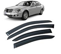 Huiloogye Deflecteurs de Pluie pour Benz E-Class W211 Sedan 2003-2009 - Déflecteurs d'air Pare-Pluie Vitre Latérale Protection Contre la Pluie - adhésifs