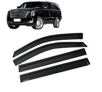 Huiloogye Deflecteurs de Pluie pour Cadillac Escalade ESV 2015-2020 - Déflecteurs d'air Pare-Pluie Vitre Latérale Protection Contre la Pluie - adhésifs