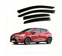 Huiloogye Deflecteurs de Pluie pour Renault Clio 4 Hatchback 2012-2019 - Déflecteurs d'air Pare-Pluie Vitre Latérale Protection Contre la Pluie - adhésifs