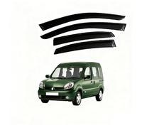 Huiloogye Deflecteurs de Pluie pour Renault Kangoo 5-Door 1998-2009 - Déflecteurs d'air Pare-Pluie Vitre Latérale Protection Contre la Pluie - adhésifs