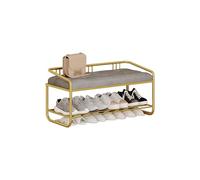 HUIMOZ Meubles Tabouret Long Petit Étagère à Chaussures Peut S'asseoir Rembourré Doux Intégré Lumière Luxe Tabouret à Langer Entrée de la Maison Internet Célébrité Armoire à Ch