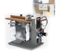 HUINGTON Étiqueteuse Plate Semi-Automatique, avec Une précision de ± 0,5 mm | Produit jusqu'à 50 étiquettes par minute, idéal for les lignes de production des petites entreprises.