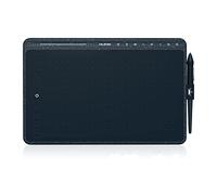 HUION HS611(Blue étoilé) Tablette de Dessin, Fonction D'inclinaison, Tablette Graphique Prise en Charge Android, 8 Touches Multimédias et Bande de Touche, 10 Touches D'appui pour Le Dessin