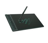 HUION Inspiroy 2 M Tablette Graphique, Stylet Numérique PW110, 8 Touches de Raccourci + 3 Touches de Groupe + 1 Curseur, Idéal pour Dessiner, Étudier et Travailler à Domicile - 8.7 x 5.4 Pouces - Vert