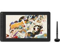 Tablette graphique avec écran Kamvas 16 Stylet sans batterie 10 touches avec câble de type C complet, 15,6 pouces (noir)