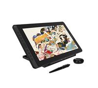 HUION KAMVAS 16 Tablette de dessin graphique 2021 avec écran entièrement laminé, anti-reflets, 10 touches express, compatible Android, stylet sans batterie, support réglable pour stylo 8192,