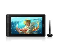 HUION Kamvas Pro 16 Tablette Graphique avec Écran, 15,6 Pouces, 6 Touches | 15,6 Pouces,6 Touches,Bande Tactile,Télétravail,Compatible Windows Mac Chrome OS,Tablette Graphique avec Écran