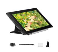 HUION Kamvas Pro 16 V2 Tablette graphique avec écran, verre AG entièrement laminé, 16384 impression stylo, 99 % de couverture sRVB, barre tactile intelligente et tablette d'art à 6 boutons, fonctionne