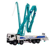 HUIOP 1:55 Modèle de camion de voiture en alliage Camion de pompe à béton Ornements en métal pour adultes Nouvel An pour Pump Truck Alloy Modèle