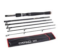 HUIOP 2.1m / 2.4m 6 Sections Carbone Spinning Casting Canne à Pêche Leurre Canne à Pêche Main Pôle De Pêche S'attaquer,Canne à Lancer