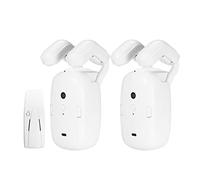 HUIOP 2 pièces moteur de rideau intelligent WiFi BT commutateur de commande vocale robot de rideau électrique APP configuration de la minuterie de contrôle Compatible avec la maison pour la tige romai