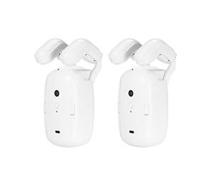 HUIOP 2 pièces moteur de rideau intelligent WiFi BT commutateur de commande vocale robot de rideau électrique APP configuration de la minuterie de contrôle Compatible avec la maison pour la tige romai