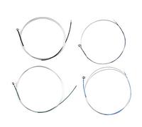 HUIOP 4 pièces cordes de violon pour violons 3/4-4/4 magnésium aluminium enroulé universel ensemble complet (GDAE) cordes de violon