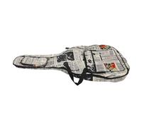 HUIOP 600D Imperméable Oxford Tissu Double Cousu Sangles rembourrées Gig Bag Sac Portable pour Guitare Acoustique Folk Classique Style de Journal, Étui pour Guitare 41 Pouces