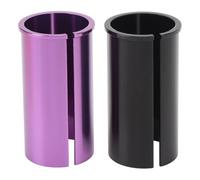 HUIOP Adaptateur de Manchon Réducteur de Tige de Selle de Cycle à Texture CD usiné CNC en Alliage D'aluminium, Installation Rapide et Facile, Excellente Résistance et durabilité, (27,2-31,6 mm)