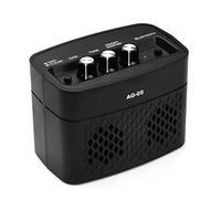 HUIOP AG-05 Amplificateur Bluetooth pour guitare électrique 5 W Sortie stéréo Distorsion Gain Contrôle de tonalité Surveillance 3,5 mm Entrée 6,35 mm avec batterie rechargeable 2200 mAh, amplificateur
