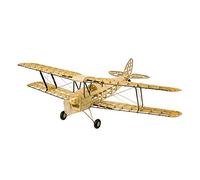 HUIOP Ailes de danse S1901 en bois radeau RC Tiger Moth Télécommande biplan démontée Kit Version DIY Modèle de vol, Pierre sacrée