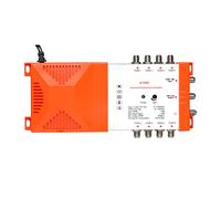 HUIOP Amplificateur de distribution professionnel 8 voies avec amplificateur de distribution TV et radio terrestre en boucle IRS Amplificateur de signal d'antenne TV 87-2350 MHz Gain élevé à faible br