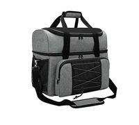HUIOP Bowling Bag, Sac de Bowling pour 2 Boules Sac de Bowling Portable avec Porte-Boule rembourré pour Double Boule et Paire de Chaussures de Bowling jusqu'à 16 Ans