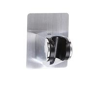 HUIOP Bras de douche, support de pommeau de douche rotatif à 90 ° Support de bras de douche autocollant réglable Porte-douchette à main Support de douchette mural et support de buse de bidet