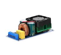 HUIOP Carte amplificateur de puissance numérique IRS2092S 500 W Module de carte amplificateur de puissance en classe D mono canal avec ventilateur de refroidissement