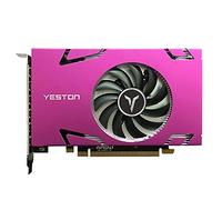 HUIOP Carte graphique de jeu R7 350 2G D5 6MINIDP Carte graphique à 6 écrans compatible avec écran partagé 750/4000 MHz 2G/128 bits/GDDR5 avec 6 ports Mini DP